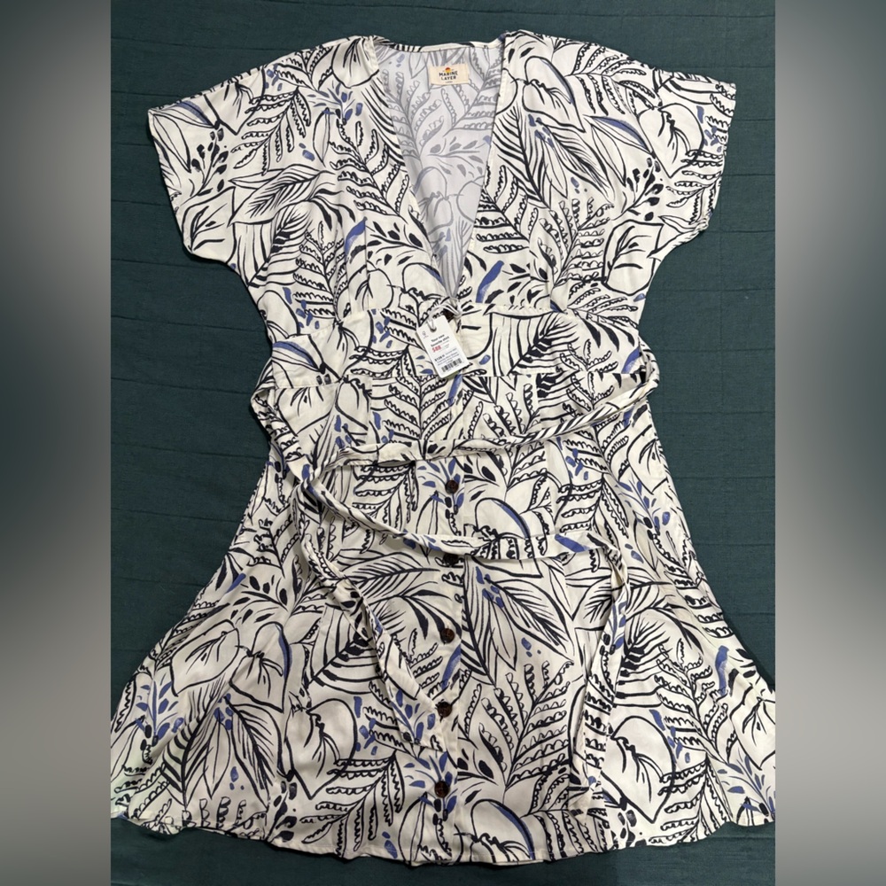 Marine Layer Camila mini dress, size large